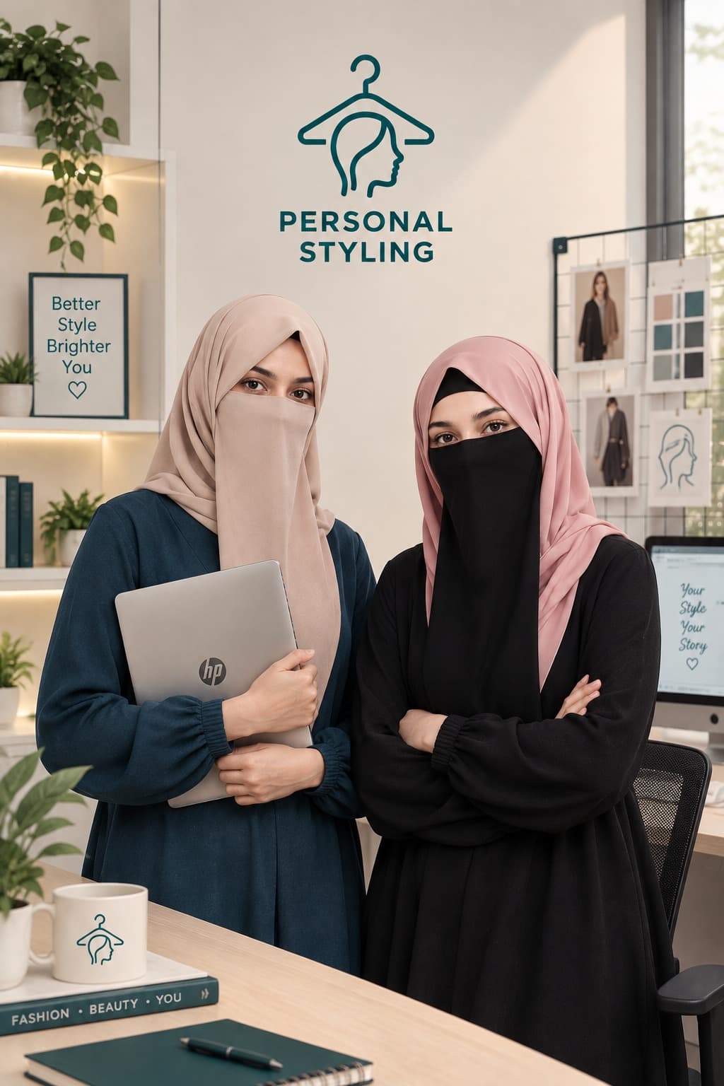 Faria Mustaqim and Humema Israr, co-founders of Glam Aura